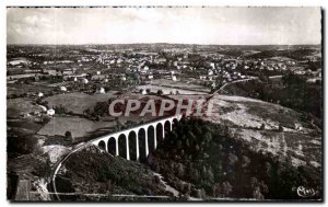 Old Postcard Neris les Bains Allier View serienne on Viaducts