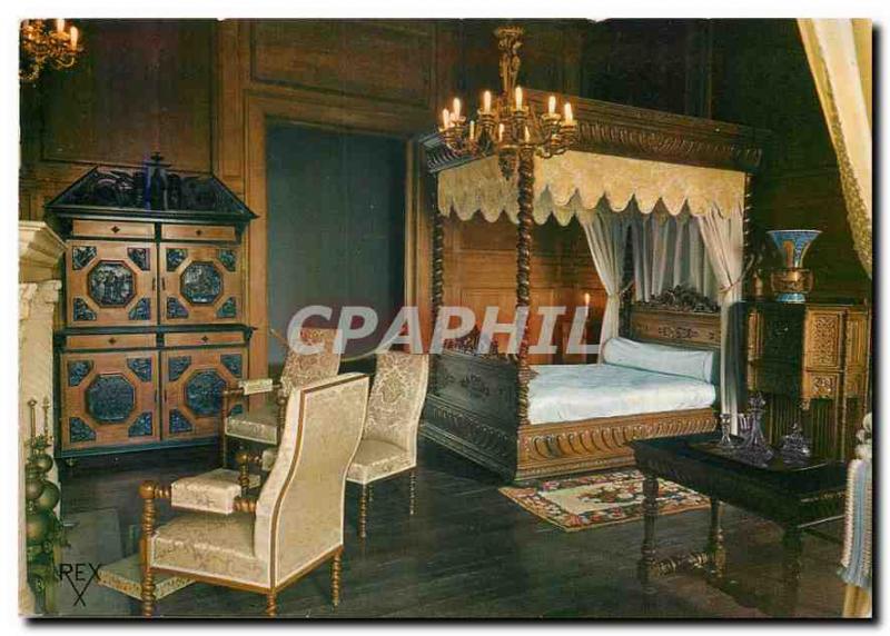 Postcard Modern Pau Pyrenees Atlantiques Chateau Bedroom Queen Marie Amelie