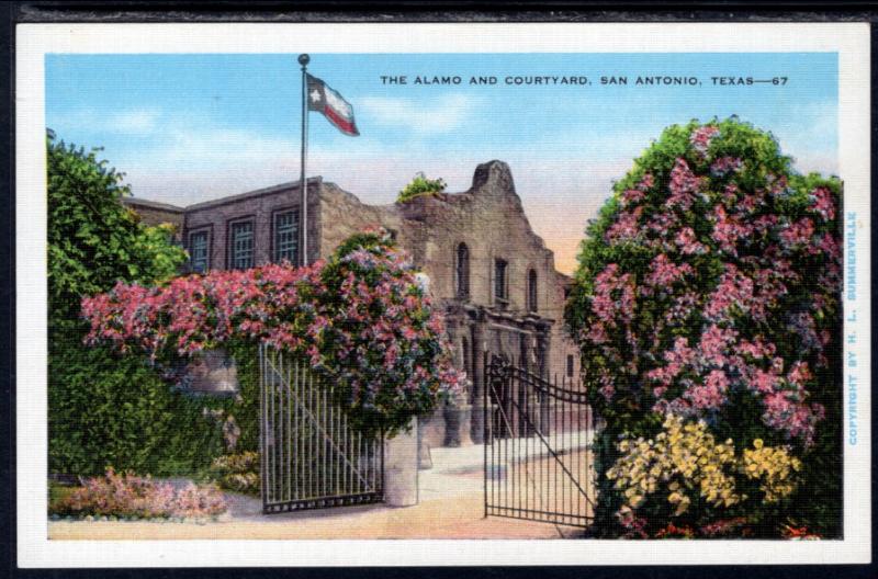 The Alamo and Courtyard,San Antonio,TX