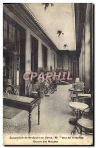 Old Postcard Versailles Road Sanatorium Gallery Boulogne Sur Seine sick