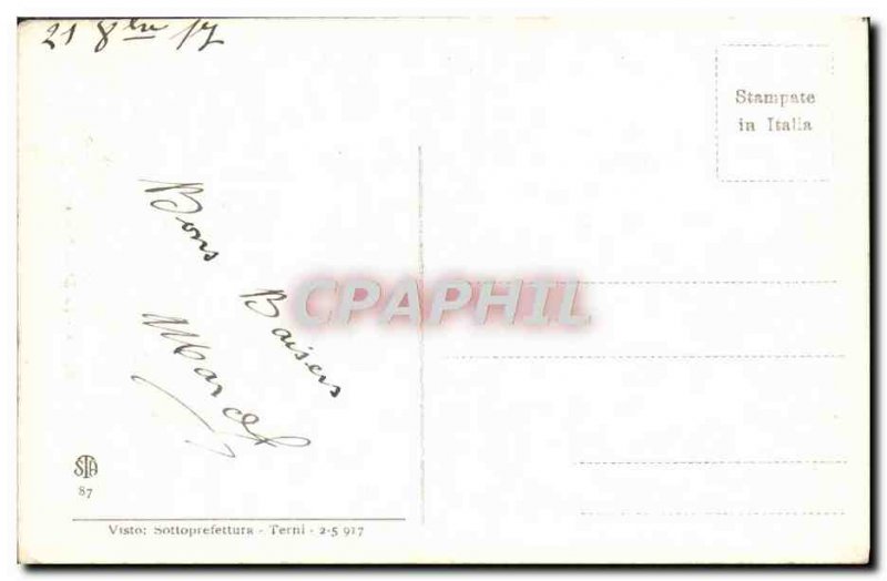 Old Postcard Roma La Scala Santa