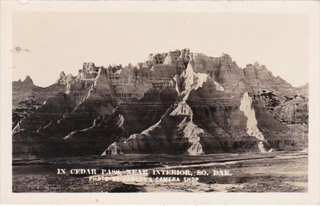 South Dakota In Cedar Pass Near Interior Real Photo