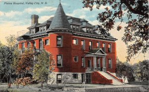 J39/ Valley City North Dakota Postcard c1910 Platou Hospital Building 226