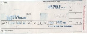 Dennis Hopper Personally Owned Minifaloas Con Espuelas Film Receipt