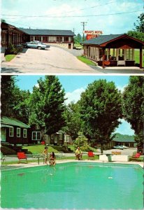 Townsend, TN Tennessee WEAR'S MOTEL & COTTAGES Blount Co ROADSIDE 4X6 Postcard