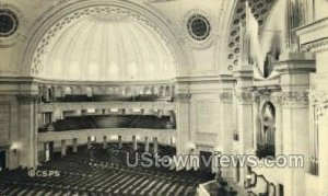 Interior, First Church of Christ - Boston, Massachusetts MA  