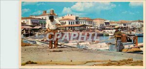 Postcard Modern Aegina Pedrika Part Of Fishing