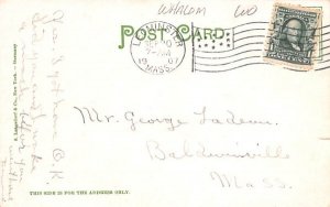 Rustic Bridge Fitchburg, Massachusetts Postcard