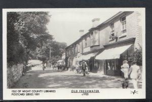 Isle of Wight Postcard - Old Freshwater Street Scene c.1923 - S872