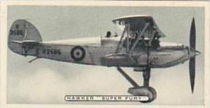 Ardath Cigarette Card Britains Defenders No 37 Hawker Super Fury