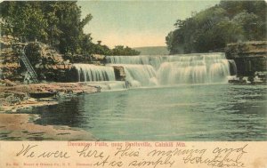 Catskills Mountains New York Devasego Falls Moore Gibson 1905 Postcard 21-10622