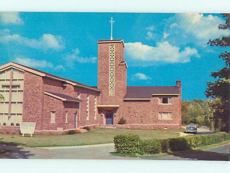 Unused Pre-1980 CHURCH SCENE Wakefield Massachusetts MA hs6912