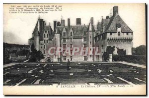 Old Postcard Langeais Chateau AV seicle North Coast