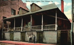 Vintage Postcard Madam John's Legacy New Orleans Louisiana Lipsher Specialty Pub