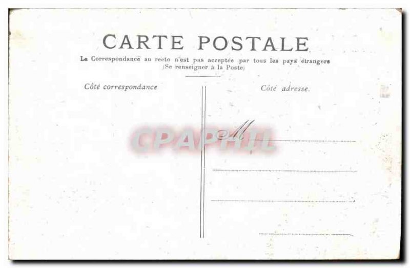 Old Postcard Paris Arc de Triomphe