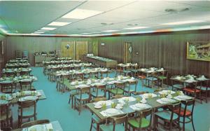 West Union Iowa~Humphry Cafe~Rainbow Room~Smorgasbord~1950s Postcard