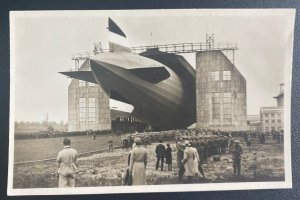 Mint Germany Real Picture Postcard Exit Of The Graf Zeppelin