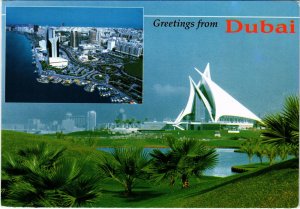 PC CPA U.A.E. , DUBAI, CREEK GOLF & YACHT CLUB, REAL PHOTO POSTCARD (b16411)