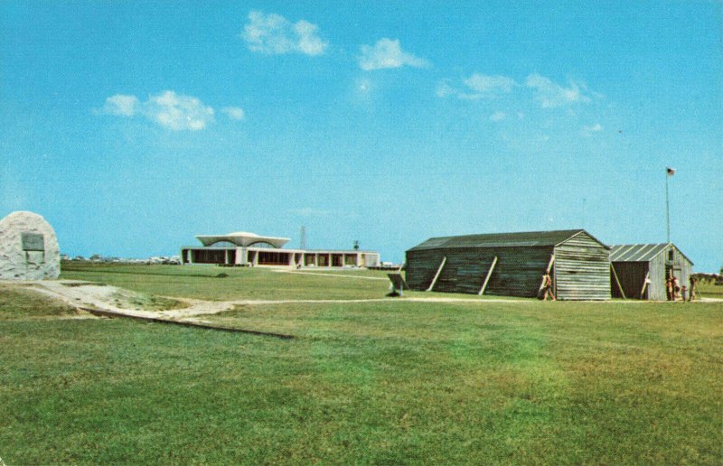 Postcard Wright Brothers National Memorial Kitty Hawk North Carolina