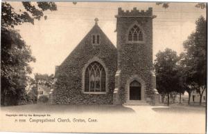 Congregational Church, Groton CT Undivided Back Vintage Postcard N15