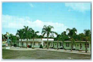 c1950 Tarpon Motel West Coast Restaurant Cottage Tarpon Springs Florida Postcard