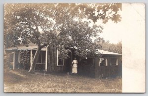 Scituate MA RPPC Hiawatha Cottage c1905 Willard Photo Franklin Mass Postcard U28