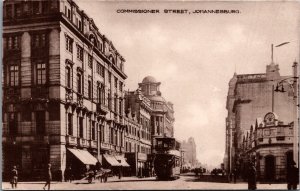 South Africa Commissioner Street Johannesburg Vintage Postcard 09.57