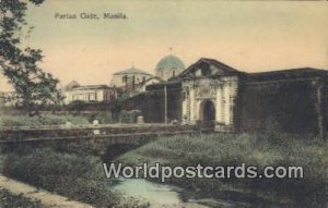 Parian Gate Manila Philippines Unused 