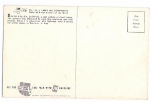 Union Oil 76 Postcard 1941 Death Valley California #158