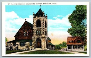 St. Alban's Episcopal Church  Danielson  Connecticut  Postcard