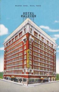 Texas Waco Hotel Raleigh 1940