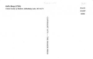 Girl's Shop Sabbathday Lake, Maine, USA Postcard