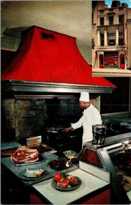 Vtg Washington DC Harvey's Famous Restaurant 1950s Chrome Postcard