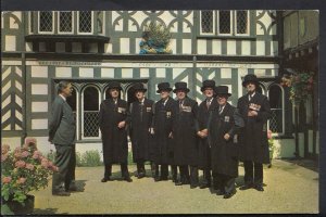 Warwickshire Postcard - The Master & The Brethren, Lord Leycester Hospital DP375