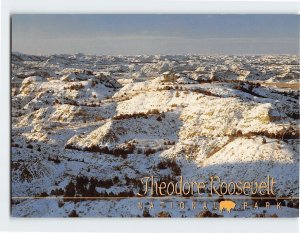 Postcard Winter Painted Canyon Theodore Roosevelt National Park North Dakota USA