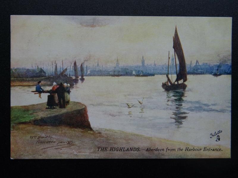 Scotland ABERDEEN from the Harbour Entrance c1908 Postcard by Raphael Tuck 7661