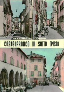 B574 Italy Pisa - Castelfranco di Sotto - Piazza e Via R. Bertoncini Via Marconi