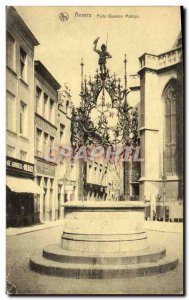 Old Postcard Antwerp Quinten Well Martyrs