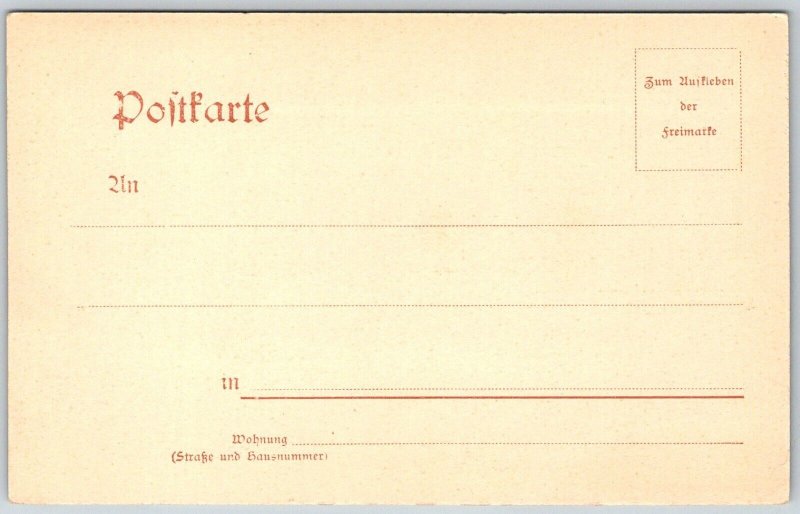 Charlottenburg Germany c1906 Gruss Aus Postcard Interior Mausoleum