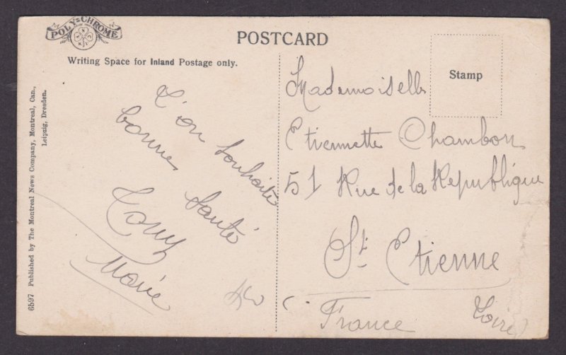 Postcard, CANADA, Montreal, Notre-Dame Basilica