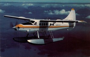 Airplanes Harbour Air DeHavilland DHC-3 Otter Over Georgia Strait British Col...