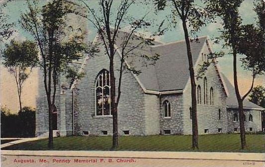 Maine Augusta Penny Memorial F B Church