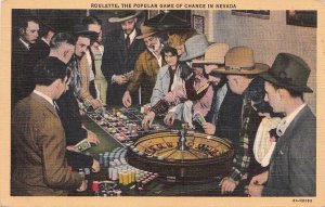 Postcard Roulette Popular Game of Chance Nevada