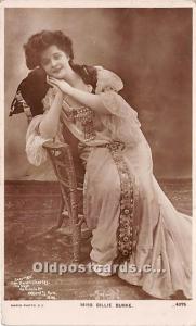 Miss Billie Burke Theater Actor / Actress Unused 