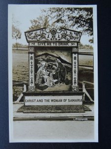 Derbyshire BUXTON ST. ANN'S WELL DRESSING Woman of Samaria.. c1920s RP Postcard