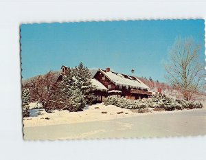 Postcard Winter's Magic touches the beautiful Trapp Family Lodge, Stowe, Vermont