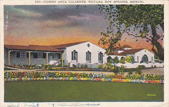 Casino and Agua Caliente Tijuana Hot Springs Mexico 1938