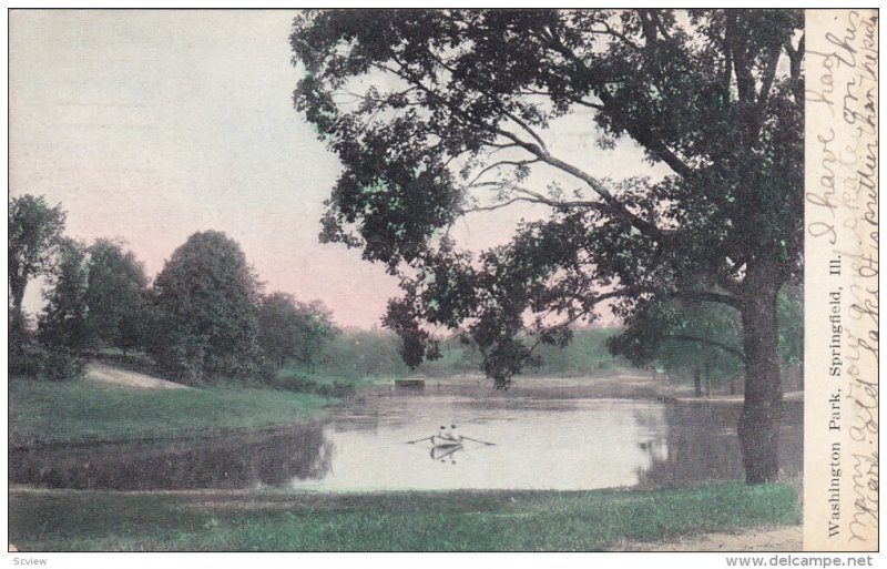 Washington Park , SPRINGFIELD , Illinois , PU-1908