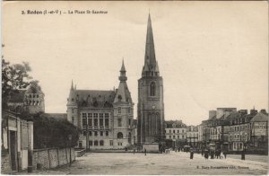 CPA REDON La Place Saint-Sauveur (1251732)