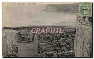 Old Postcard Panorama Treport